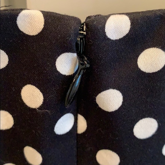 WHBM Black and White Polka Dot Dress - Picture 6 of 6